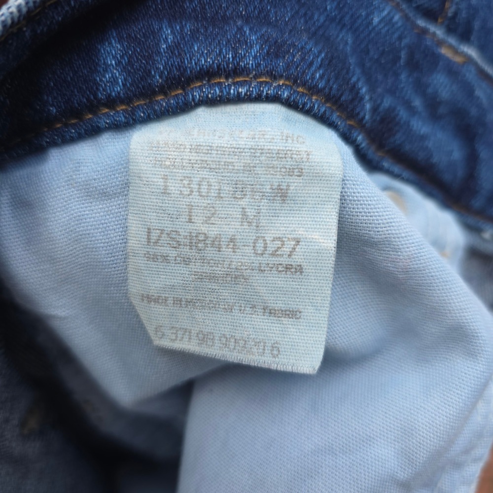 Vintage 90s LEE Jeans Womens 32x32 Blue Western Rodeo High Waist Tapered Mom - Picture 9 of 12